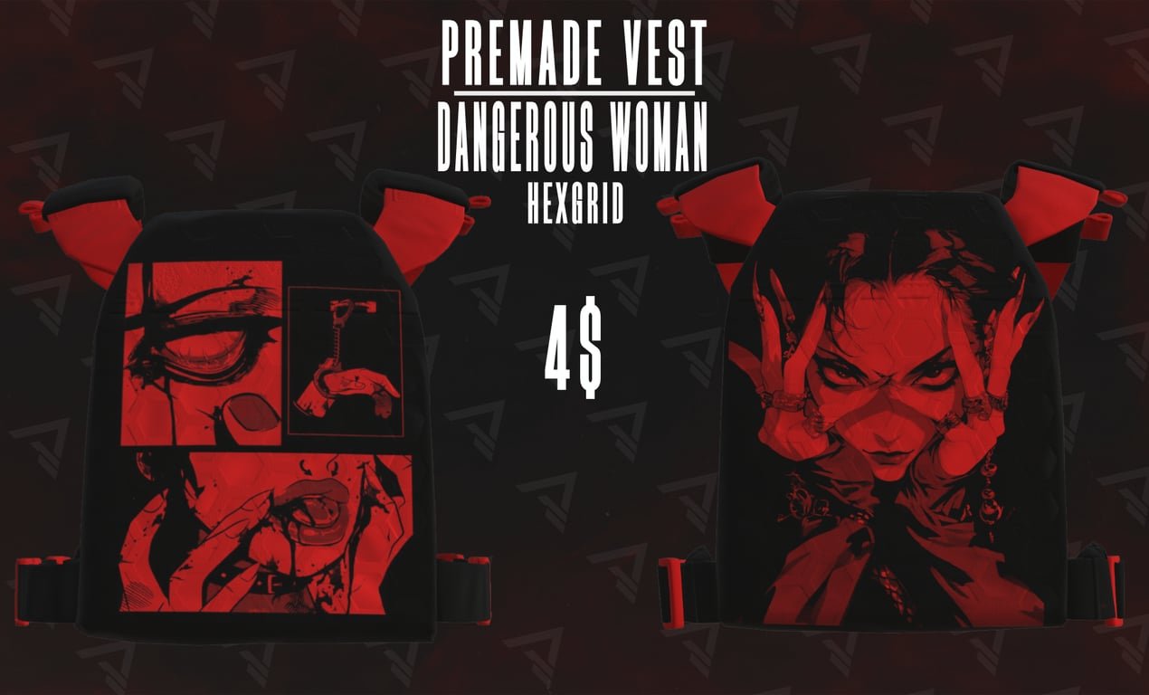 The "Dangerous Woman" Hexgrid Vest