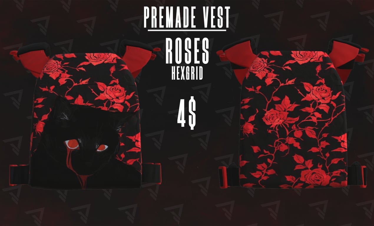 The "Roses" Hexgrid Vest