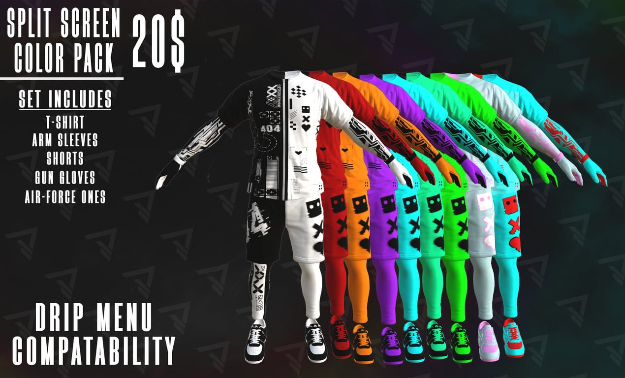 The "Split Screen" Set Color Pack