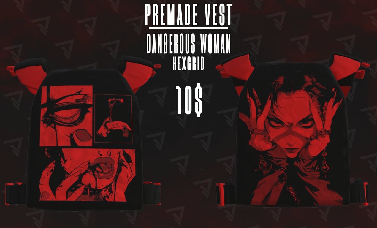 The "Dangerous Woman" Hexgrid Vest