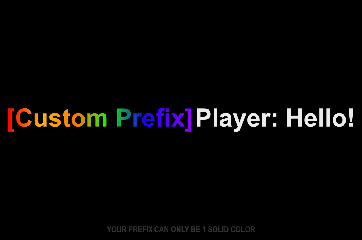Custom Chat Prefix (30 days)