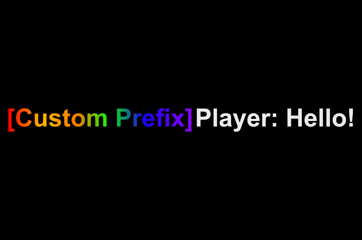 Custom Chat Prefix (Lifetime)
