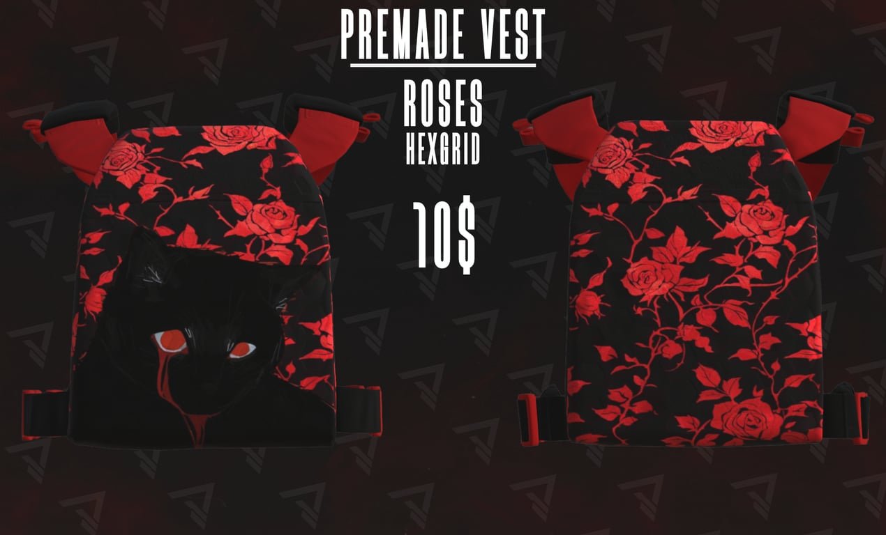 The "Roses" Hexgrid Vest